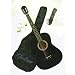Mardi Gras Acoustic Black Guitar
