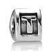 Pandora Damen-Bead  Sterling-Silber 925 Buchstabenelement "T" KASI 79323-T