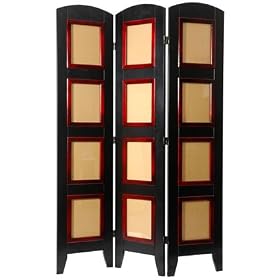 Best Family Gift for Dad- 5.5ft. Photo Screen Room Divider w  8 x 10 Picture Frames - 3... by ORIENTAL FURNITURE