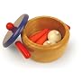 Wooden Casserole Dish with Vegetables