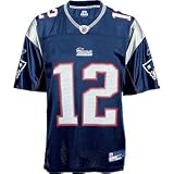 Tom Brady Reebok NFL Navy Replica New England Patriots Jersey