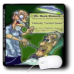 Londons Times Funny Medicine Cartoons - Easy Dental Plan - Mouse Pads