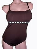 Anne Cole Collection Brown One Piece Swimsuit