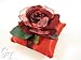 Artificial Wedding Flower Velvet Rose Cushion w/ Rose Fragrance (Burgundy) from GT Decorations