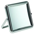 Chrome Square shaving or makeup mirror