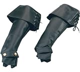 Deluxe Captains Boot Covers Black (Pirate)