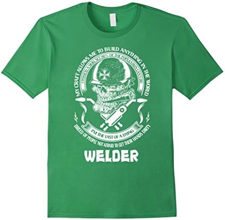 Men's Welder - Welder Shirt, Welder T Shirt Large Grass
