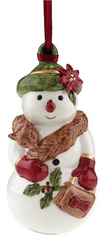 Villeroy & Boch Festive Collection Mrs. Snow 4-3/4-Inch Ornament