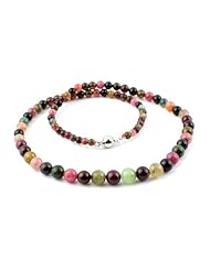 Limited Sales Promotion O-stone 2A Tourmaline Paradise Necklace Family Beads Collection Bracelet 3-8mm48cm Bracelet Grounding Stone Protection Very Precious Gemstone