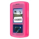 LG Venus VX-8800 VX8800 Premium Magenta Silicone Skin Case Cover