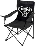 On The Edge Marketing OTE-810029 HEMI Black Folding Chair by On The Edge Marketing