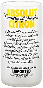 Absolut Vodka Glass Citron (20 oz)