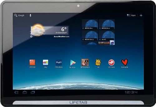 Medion LifeTab P9514 25,4 cm (10 Zoll) Tablet-PC (ARM Dual-Core, 1GHz, 16GB HDD, NVIDIA GeForce, Android 3.2)