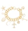 G by GUESS Charm Gold Chain Bracelet, GOLD