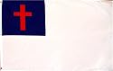 Christian Flag - 3 foot by 5 foot Polyester (NEW)