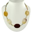 EXP Handmade Zebra Jasper Necklace