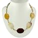 EXP Handmade Zebra Jasper Necklace