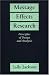 Books : Message Effects Research: Principles of Design and Analysis