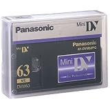 Panasonic AYDVM63PQ 63/42 Minute Professional Quality Mini-DV Digital Tape, 10 Pack.