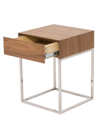 Home Collection 15 Inch Chio Side Table Black Oak Great Buy Trong230520144