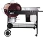 Weber 822020 22 1/2-Inch Performer Charcoal Grill with Propane Gas Ignition, Burgundy