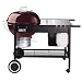 Weber 822020 22 1/2-Inch Performer Charcoal Grill with Propane Gas Ignition, Burgundy