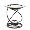 Gifts & Decor Spiral Metal and Glass Fragrant Oil Warmer