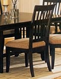 Cappuccino Finish Birch Veneer Side Chair Pair