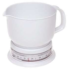 Salter 5-Pound Add and Weigh Kitchen Scale with Jug, White
