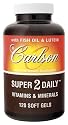 Carlson Laboratories - Super 2 Daily, 120 softgels