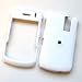 RIM Blackberry Curve 8300 8310 8320 8330 Snap On Rubberized Leather Paint Cover Protector Hard Case White