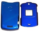 Motorola V3/ V3C Razr Razor Clip Shell Protective Hard Case Cover Skin - Solid Blue