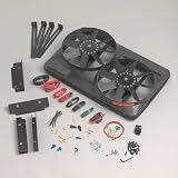 Flex-a-lite 298 Black 13.5" Electric Dual Puller Engine Cooling Fan