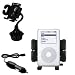 Apple iPod 4G 40GB Auto Cup Holder with Car Charger - Uses Gomadic TipExchange