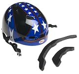 Bell Maniac Youth Multi-Sport Helmet (GryBleStars'NStripes)