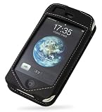 PDAIR レザーケース for iPhone 3G スリーブタイプ ブラック PALCIPOHN3S/BLの画像
