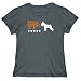 T-Shirt Womens Dark Silver " PROUD PARENT OF A Standard Schnauzer EMBROIDERY " Dogs