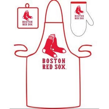Boston Red Sox Grilling Apron Set (Quantity of 1)