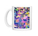Caffeine crystals, light micrograph Photo Mugs