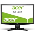 Acer G195HQVBD 47 cm (18,5 Zoll) Widescreen TFT-Monitor (VGA, DVI, 5ms Reaktionszeit) schwarz