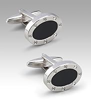 Oval Rivet Cufflinks
