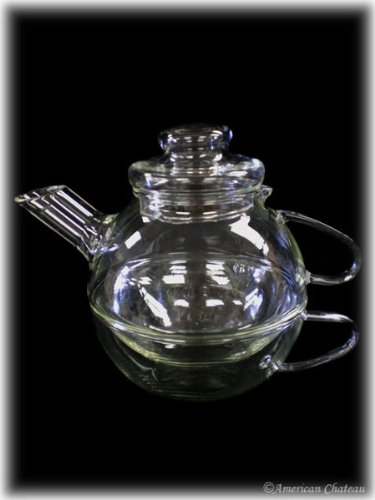 Heat Resistant Glass Teapot Tea Pot and Cup for One Heat Resistant Glass Teapot Tea Pot and Cup for One