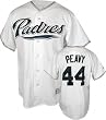 Jake Peavy White Majestic MLB Home Replica San Diego Padres Jersey