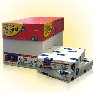 2500 Sets, 8-1/2 x 11 Pre Collated, Carbonless Paper, 2 Part Reverse, White, Canary,Ncr5887 Category: Copy and Multi Purpose Paper