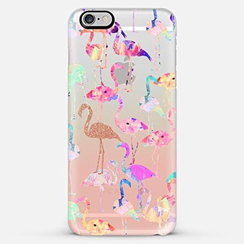 Casetify Flamingo Party - iPhone 6 Plus Case (Frosty White)