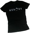 NBC's Heroes Logo Crop Sleeve Fitted Juniors T-Shirt
