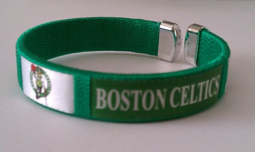 Boston Celtics Team Logo Basketball Bracelet Wristband