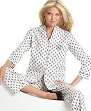 Apparel : Charter Club "Classics" Two-Piece Mandarin-Collar Pajama Set