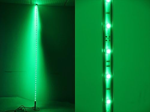 Goodyerd 6' LED Work Light Whip ATV UTV Offroad 4x4 4wd Truck Fog Driving Lamp 12v Truck Blue LED Whip Light & Safety Green