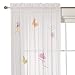 Delicious Appliqud Panel Butterfly Curtains, 40x63